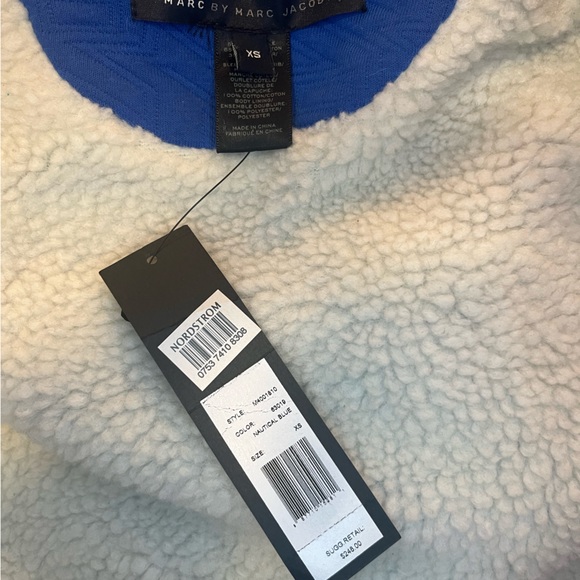 NWT Marc by Marc Jacobs Cleo Quilted Jacket in Nautical Blue - Picture 9 of 12